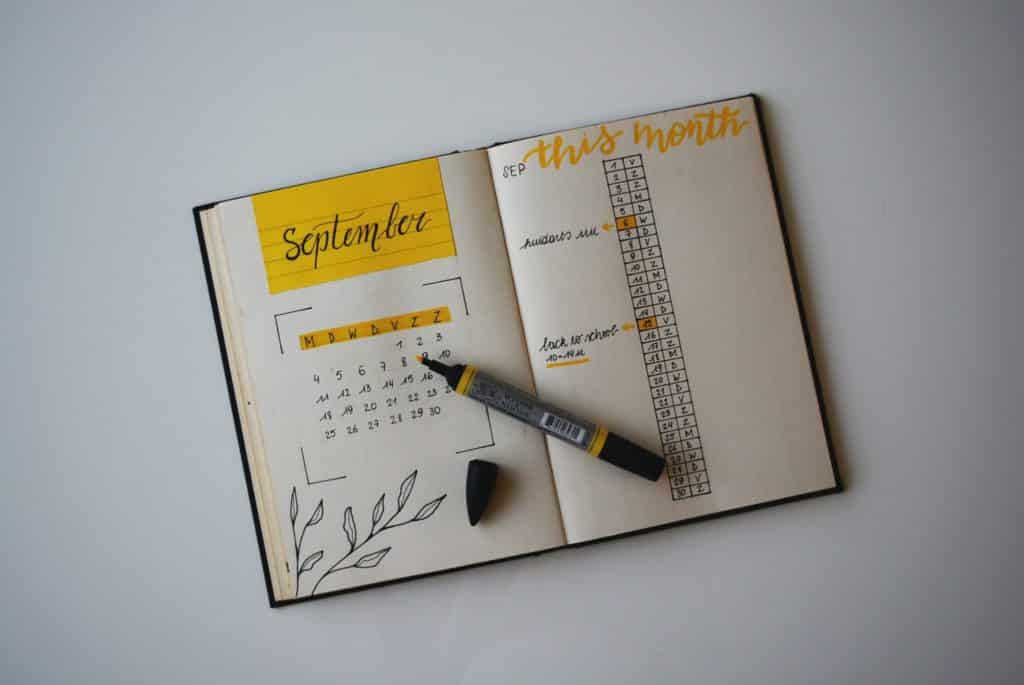 Back to school with a bullet journal