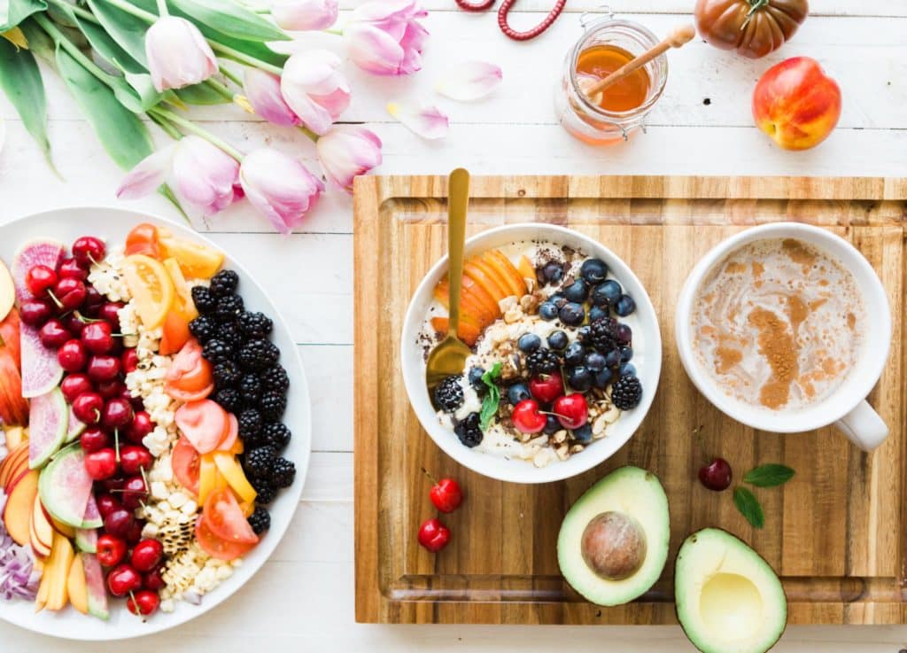 Put together all of my favorite eats on one plate. Because, as much as I adore the kids homemade pancakes, a bowl of fresh fruit is what I really want for Mother’s Day.