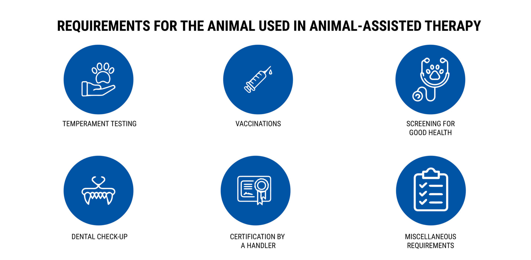 REQUIREMENTS FOR THE ANIMAL-ASSISTED THERAPY