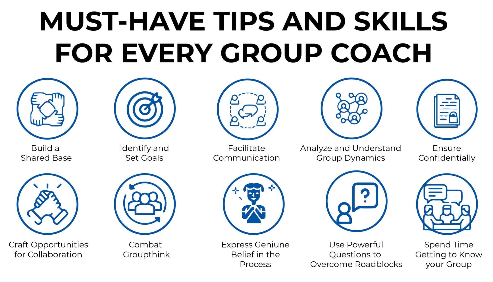 MUST-HAVE TIPS AND SKILLS FOR EVERY GROUP COACH