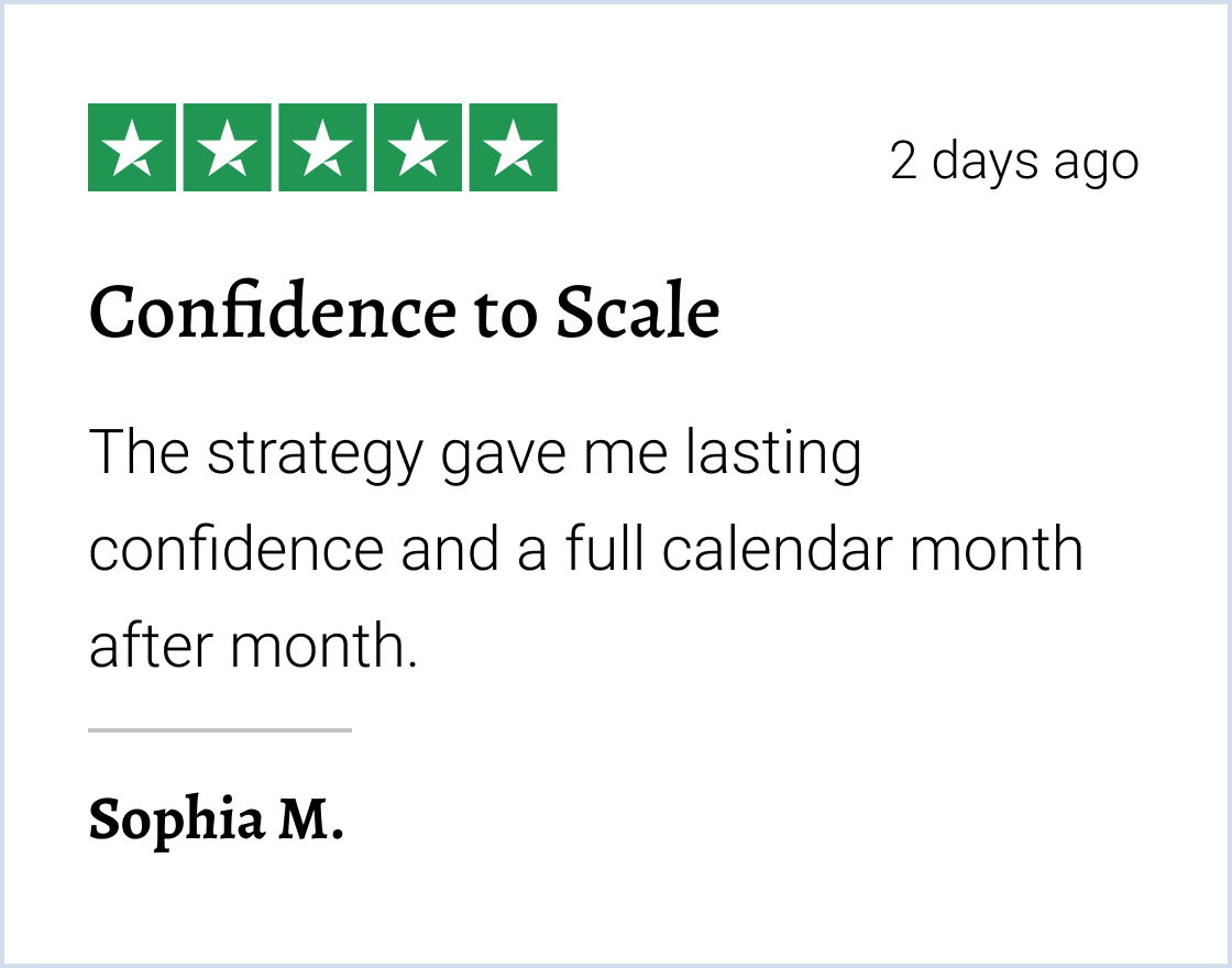 Success Stories Trust Pilot Review (2)